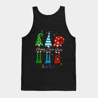 Happy New Year 2022 Mens Women's Tank Top